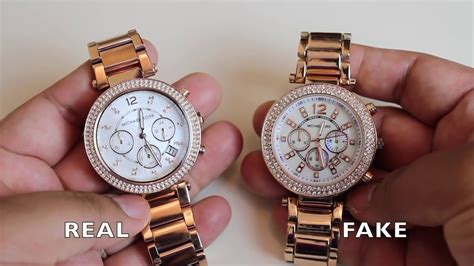 mk watch fake vs original|are michael kors watches real.